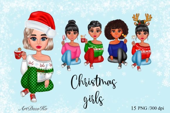 Christmas Chibi, Best Friends Illustrations Review