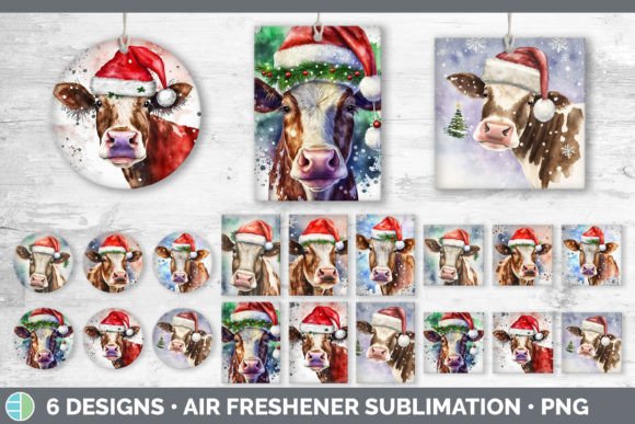 Christmas Cow Air Freshener Embroidery Design Review