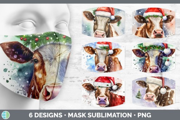 Christmas Cow Mask Sublimation Bundle Review