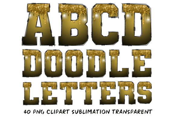 Christmas Dripping Glitter Alphabet 3 Illustrations Review