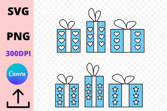 Christmas Gift Box Set Coloring Page Review