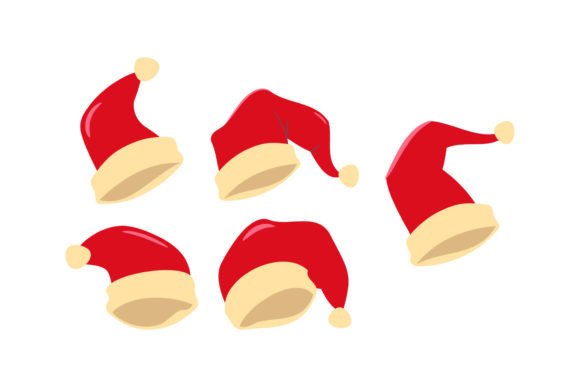 Christmas Hat Xmas Illustration for Crafting and Design