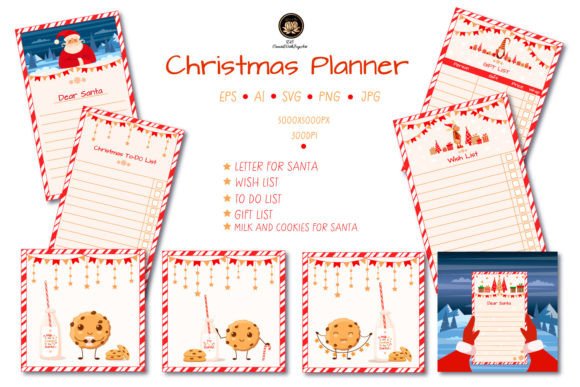 Christmas Planner Christmas Card Set Illustrations Review