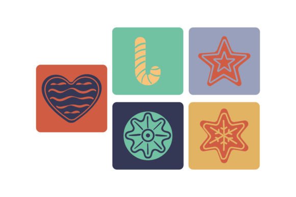 Christmas Retro Soft Illustrations for Design Projects
