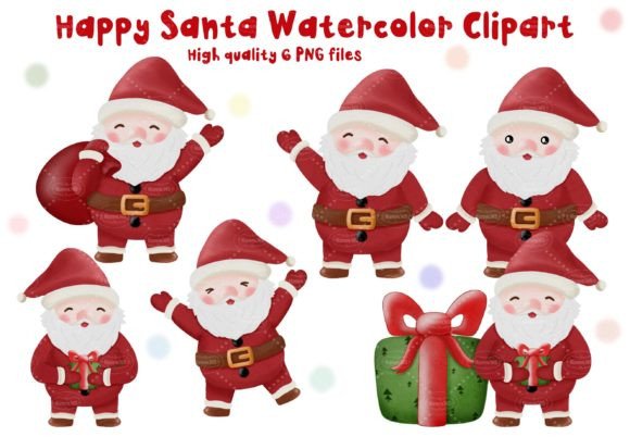 Christmas Santa Claus Watercolor Clipart Review