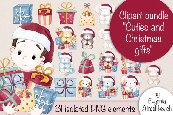 Clipart Bundle Cutie and Christmas Gifts Review