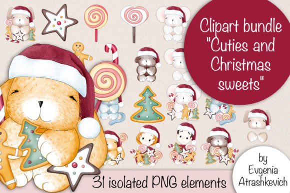 Clipart Bundle Cutie and Christmas Sweet Review