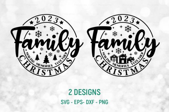Family Christmas SVG PNG for Festive Crafting