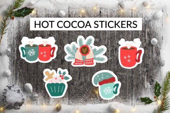 Hot Cocoa Stickers, Chocolate Christmas Review