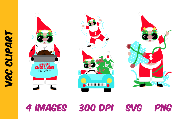 Silly Santa Christmas Fun Festive Svg Review